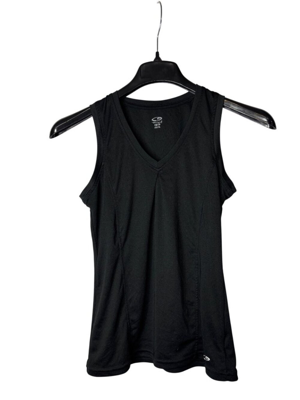 C9 By Champion Womens Black Tank Top Size XS V Neck Activewear